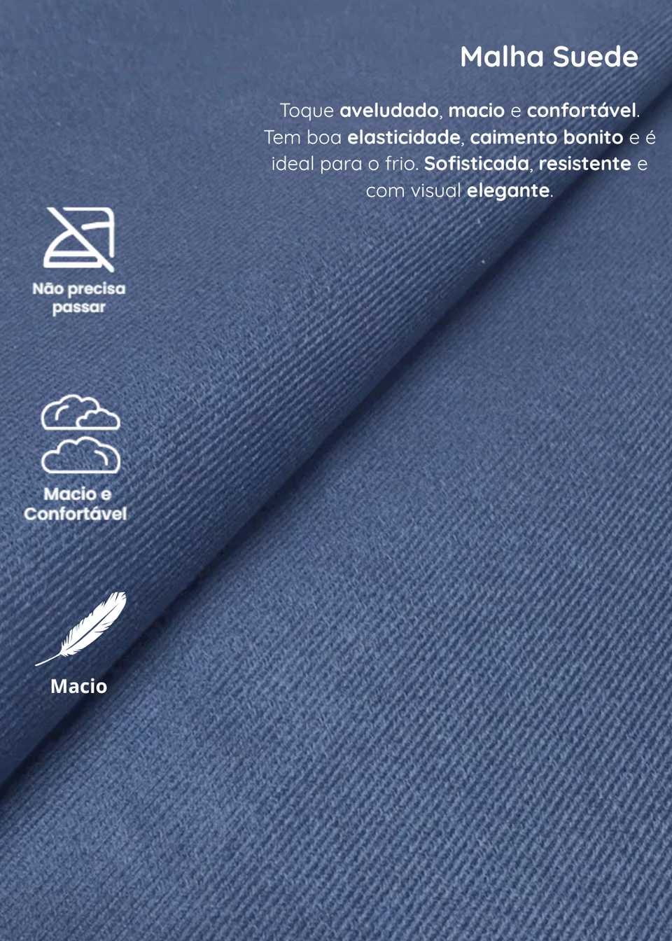 Pijama Feminino Infantil Longo em Suede Meninas Meia estação inverno