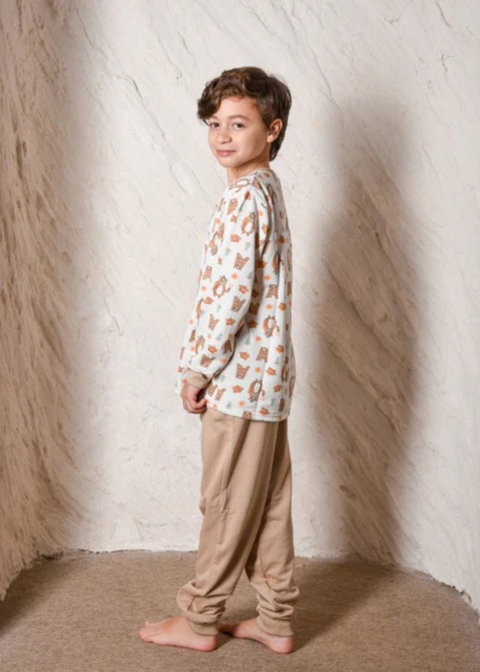 Pijama Infantil Masculino Meninos Juvenil Moletinho Inverno