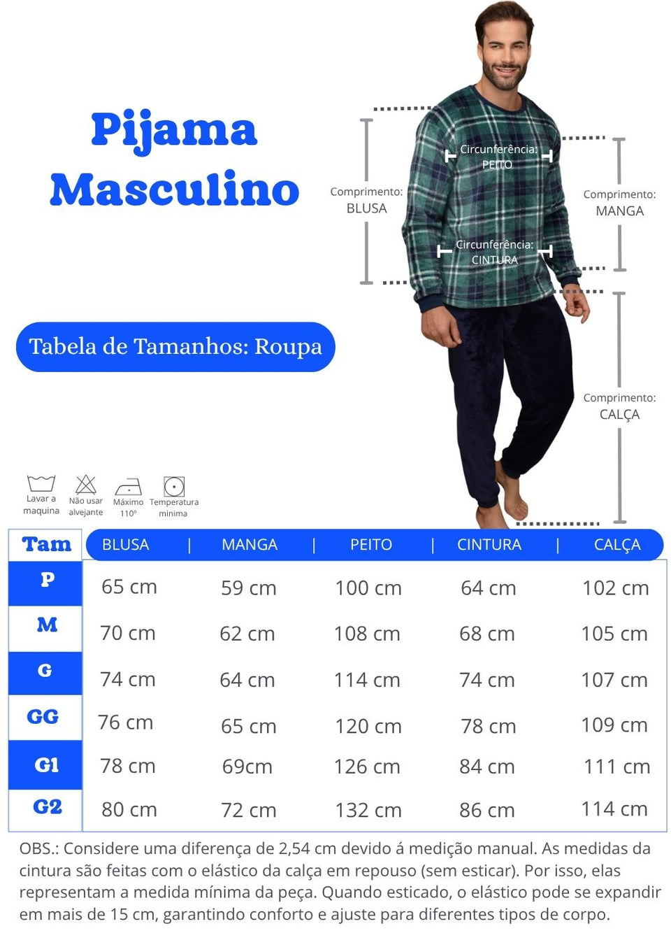 Pijama Masculino Inverno Adulto Fleece Plush Soft Quentinho New